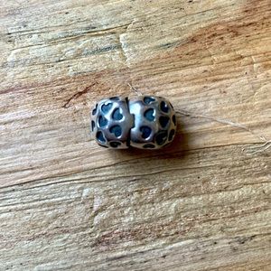 Pandora heart enamel clip charm